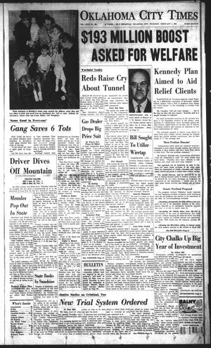 Oklahoma City Times (Oklahoma City, Okla.), Vol. 72, No. 305, Ed. 2 Thursday, February 1, 1962