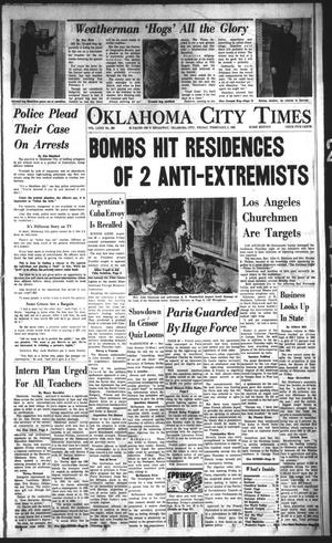 Oklahoma City Times (Oklahoma City, Okla.), Vol. 72, No. 306, Ed. 2 Friday, February 2, 1962
