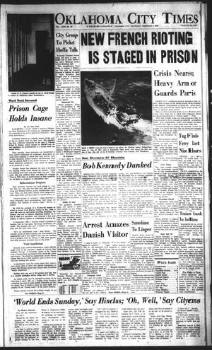 Oklahoma City Times (Oklahoma City, Okla.), Vol. 72, No. 307, Ed. 2 Saturday, February 3, 1962