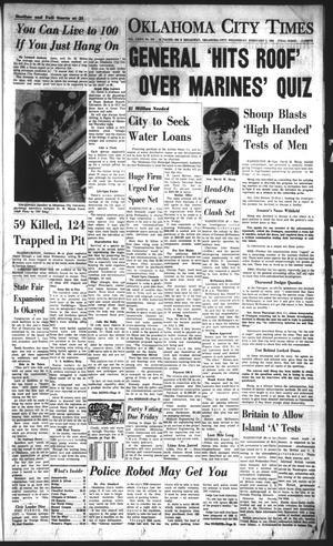 Oklahoma City Times (Oklahoma City, Okla.), Vol. 72, No. 310, Ed. 1 Wednesday, February 7, 1962
