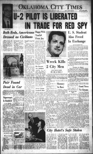 Oklahoma City Times (Oklahoma City, Okla.), Vol. 72, No. 313, Ed. 1 Saturday, February 10, 1962