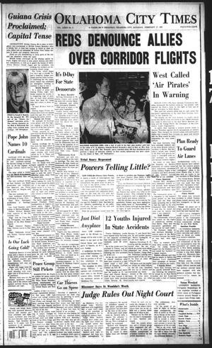 Oklahoma City Times (Oklahoma City, Okla.), Vol. 73, No. 6, Ed. 2 Saturday, February 17, 1962