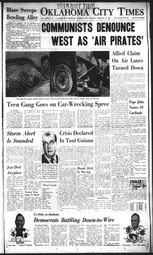 Oklahoma City Times (Oklahoma City, Okla.), Vol. 73, No. 6, Ed. 3 Saturday, February 17, 1962