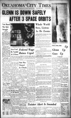 Oklahoma City Times (Oklahoma City, Okla.), Vol. 73, No. 8, Ed. 1 Tuesday, February 20, 1962