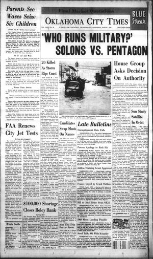 Oklahoma City Times (Oklahoma City, Okla.), Vol. 73, No. 20, Ed. 3 Wednesday, March 7, 1962