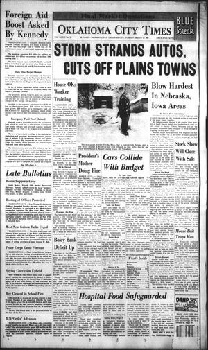 Oklahoma City Times (Oklahoma City, Okla.), Vol. 73, No. 25, Ed. 1 Tuesday, March 13, 1962