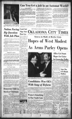 Oklahoma City Times (Oklahoma City, Okla.), Vol. 73, No. 26, Ed. 1 Wednesday, March 14, 1962