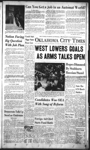 Oklahoma City Times (Oklahoma City, Okla.), Vol. 73, No. 26, Ed. 2 Wednesday, March 14, 1962