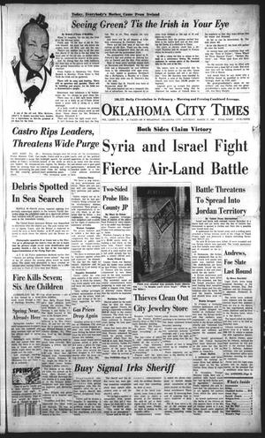 Oklahoma City Times (Oklahoma City, Okla.), Vol. 73, No. 29, Ed. 1 Saturday, March 17, 1962