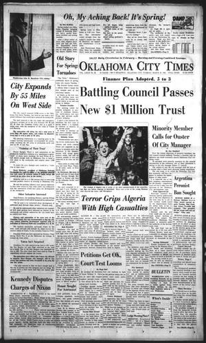Oklahoma City Times (Oklahoma City, Okla.), Vol. 73, No. 31, Ed. 1 Tuesday, March 20, 1962