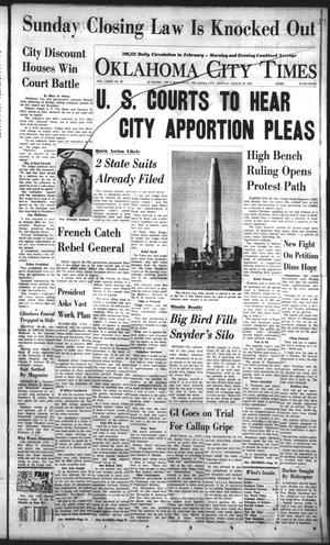 Oklahoma City Times (Oklahoma City, Okla.), Vol. 73, No. 36, Ed. 2 Monday, March 26, 1962