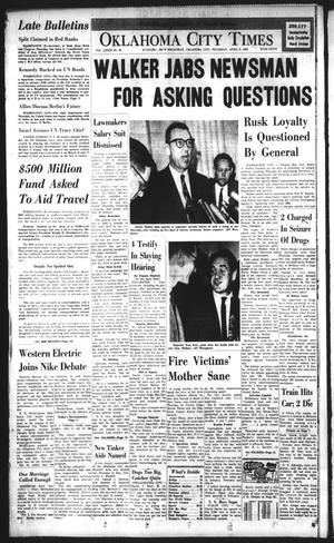 Oklahoma City Times (Oklahoma City, Okla.), Vol. 73, No. 44, Ed. 3 Thursday, April 5, 1962