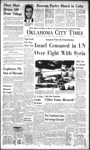 Oklahoma City Times (Oklahoma City, Okla.), Vol. 73, No. 47, Ed. 1 Monday, April 9, 1962