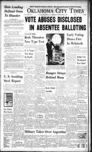 Oklahoma City Times (Oklahoma City, Okla.), Vol. 73, No. 59, Ed. 2 Tuesday, April 24, 1962