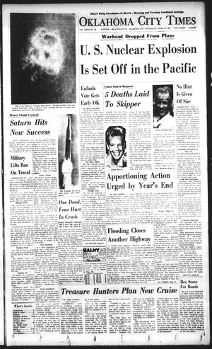 Oklahoma City Times (Oklahoma City, Okla.), Vol. 73, No. 60, Ed. 1 Wednesday, April 25, 1962