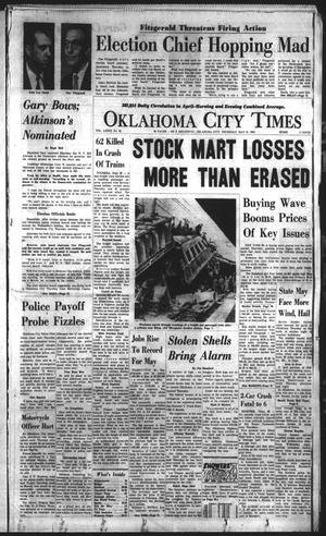 Oklahoma City Times (Oklahoma City, Okla.), Vol. 73, No. 91, Ed. 2 Thursday, May 31, 1962