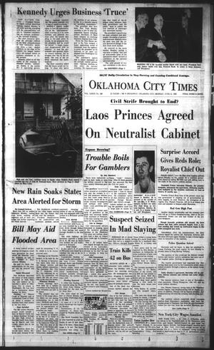 Oklahoma City Times (Oklahoma City, Okla.), Vol. 73, No. 100, Ed. 1 Monday, June 11, 1962