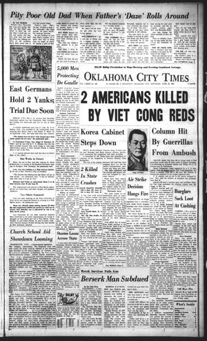 Oklahoma City Times (Oklahoma City, Okla.), Vol. 73, No. 105, Ed. 2 Saturday, June 16, 1962