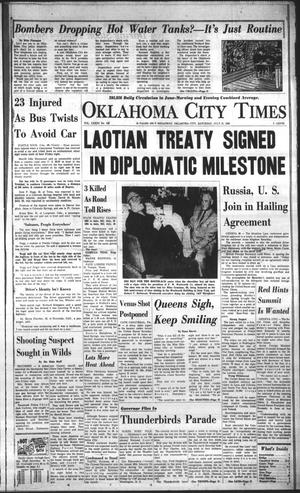 Oklahoma City Times (Oklahoma City, Okla.), Vol. 73, No. 135, Ed. 2 Saturday, July 21, 1962