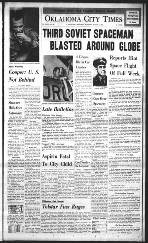 Oklahoma City Times (Oklahoma City, Okla.), Vol. 73, No. 153, Ed. 3 Saturday, August 11, 1962