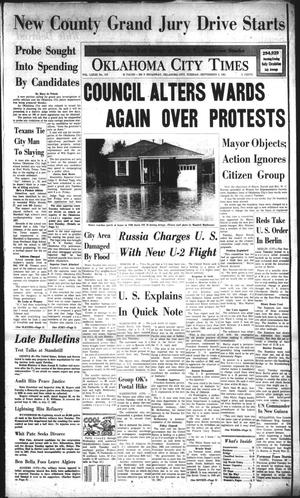 Oklahoma City Times (Oklahoma City, Okla.), Vol. 73, No. 173, Ed. 3 Tuesday, September 4, 1962