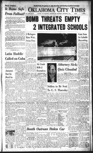 Primary view of object titled 'Oklahoma City Times (Oklahoma City, Okla.), Vol. 73, No. 174, Ed. 2 Wednesday, September 5, 1962'.