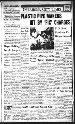 Oklahoma City Times (Oklahoma City, Okla.), Vol. 73, No. 174, Ed. 3 Wednesday, September 5, 1962