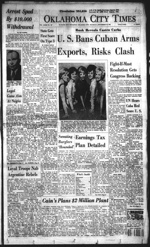 Oklahoma City Times (Oklahoma City, Okla.), Vol. 73, No. 187, Ed. 1 Thursday, September 20, 1962