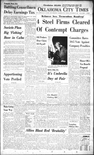 Oklahoma City Times (Oklahoma City, Okla.), Vol. 73, No. 191, Ed. 1 Tuesday, September 25, 1962