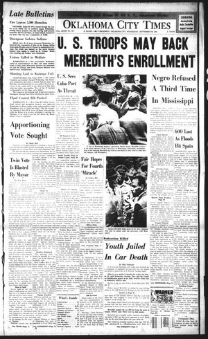 Oklahoma City Times (Oklahoma City, Okla.), Vol. 73, No. 192, Ed. 3 Wednesday, September 26, 1962