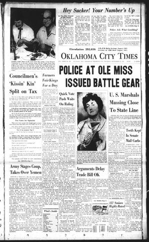 Oklahoma City Times (Oklahoma City, Okla.), Vol. 73, No. 193, Ed. 2 Thursday, September 27, 1962