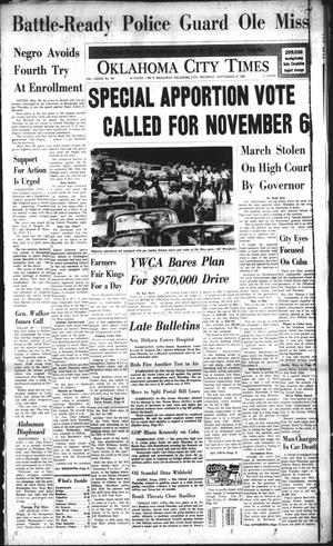 Oklahoma City Times (Oklahoma City, Okla.), Vol. 73, No. 193, Ed. 3 Thursday, September 27, 1962