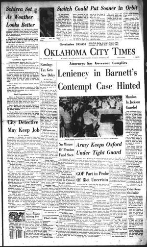 Primary view of object titled 'Oklahoma City Times (Oklahoma City, Okla.), Vol. 73, No. 197, Ed. 1 Tuesday, October 2, 1962'.