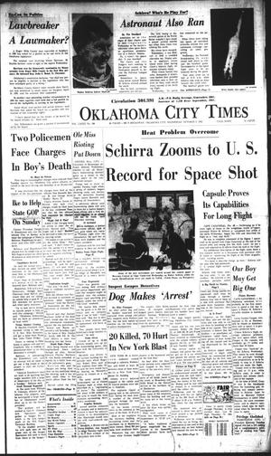 Oklahoma City Times (Oklahoma City, Okla.), Vol. 73, No. 198, Ed. 1 Wednesday, October 3, 1962