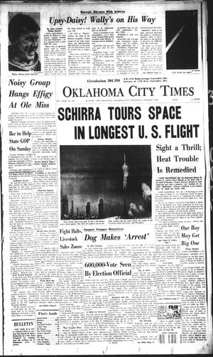 Oklahoma City Times (Oklahoma City, Okla.), Vol. 73, No. 198, Ed. 2 Wednesday, October 3, 1962