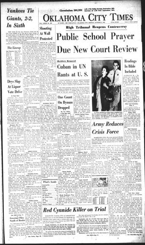 Oklahoma City Times (Oklahoma City, Okla.), Vol. 73, No. 202, Ed. 1 Monday, October 8, 1962
