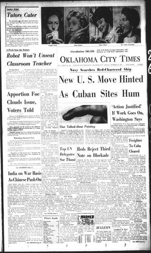 Oklahoma City Times (Oklahoma City, Okla.), Vol. 73, No. 218, Ed. 1 Friday, October 26, 1962