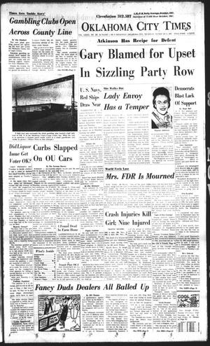 Oklahoma City Times (Oklahoma City, Okla.), Vol. 73, No. 229, Ed. 1 Thursday, November 8, 1962