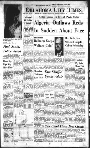 Oklahoma City Times (Oklahoma City, Okla.), Vol. 73, No. 247, Ed. 1 Thursday, November 29, 1962