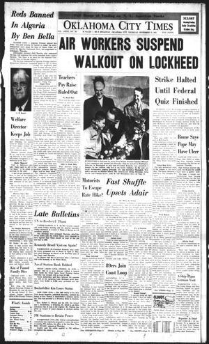 Oklahoma City Times (Oklahoma City, Okla.), Vol. 73, No. 247, Ed. 3 Thursday, November 29, 1962