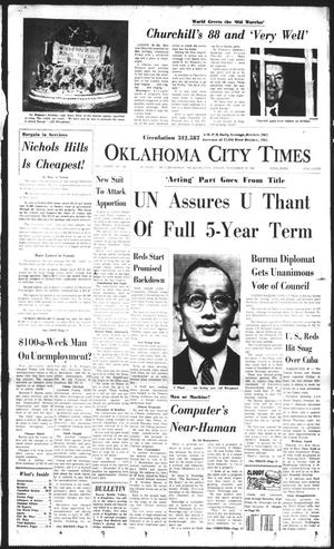 Oklahoma City Times (Oklahoma City, Okla.), Vol. 73, No. 248, Ed. 1 Friday, November 30, 1962