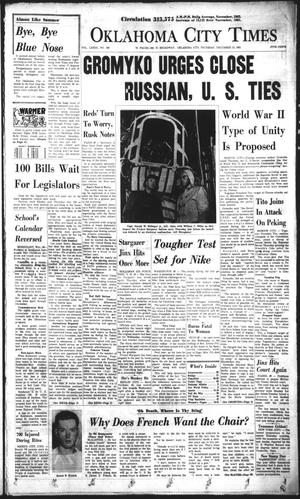 Oklahoma City Times (Oklahoma City, Okla.), Vol. 73, No. 259, Ed. 2 Thursday, December 13, 1962