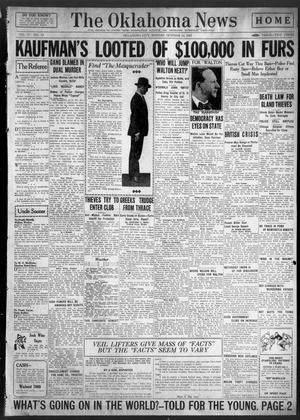 Primary view of object titled 'The Oklahoma News (Oklahoma City, Okla.), Vol. 17, No. 13, Ed. 1 Monday, October 16, 1922'.