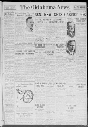 The Oklahoma News (Oklahoma City, Okla.), Vol. 17, No. 128, Ed. 1 Tuesday, February 27, 1923