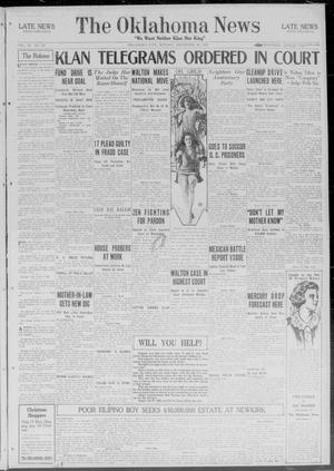 The Oklahoma News (Oklahoma City, Okla.), Vol. 18, No. 62, Ed. 1 Monday, December 10, 1923