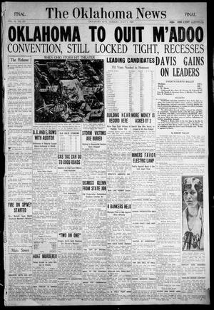 The Oklahoma News (Oklahoma City, Okla.), Vol. 18, No. 237, Ed. 1 Tuesday, July 1, 1924