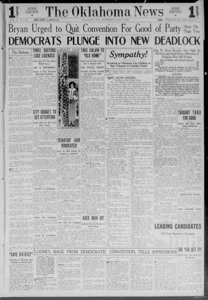 The Oklahoma News (Oklahoma City, Okla.), Vol. 18, No. 243, Ed. 1 Wednesday, July 9, 1924