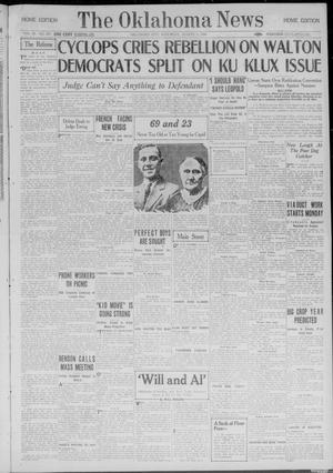Primary view of object titled 'The Oklahoma News (Oklahoma City, Okla.), Vol. 18, No. 270, Ed. 1 Saturday, August 9, 1924'.