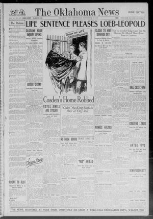 The Oklahoma News (Oklahoma City, Okla.), Vol. 18, No. 297, Ed. 1 Wednesday, September 10, 1924
