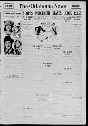 The Oklahoma News (Oklahoma City, Okla.), Vol. 19, No. 249, Ed. 1 Wednesday, July 15, 1925